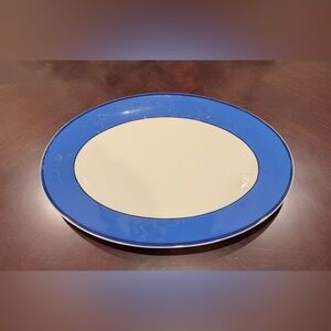 Pagnossin Treviso Spa Blue Rimmed Serving Platter